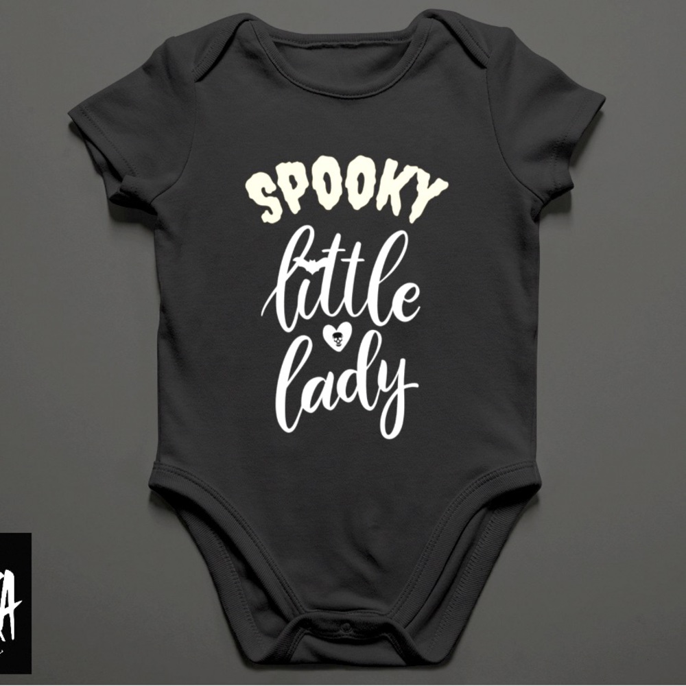 Spooky Little Lady Baby Onesie